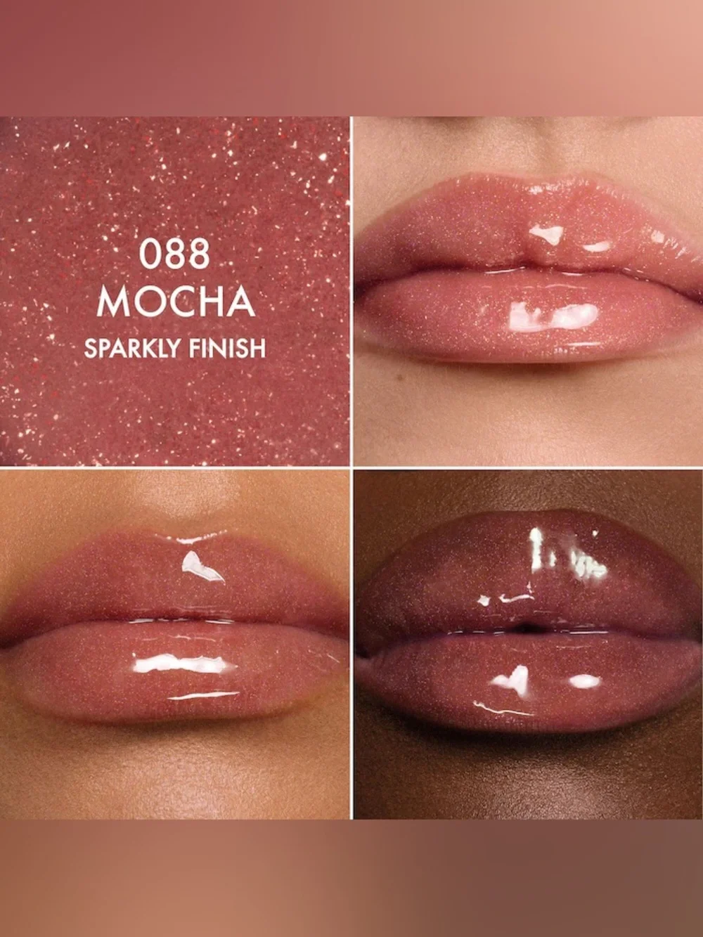 Dior Lip Glow Oil - 088 Mocha Sparkly Finish